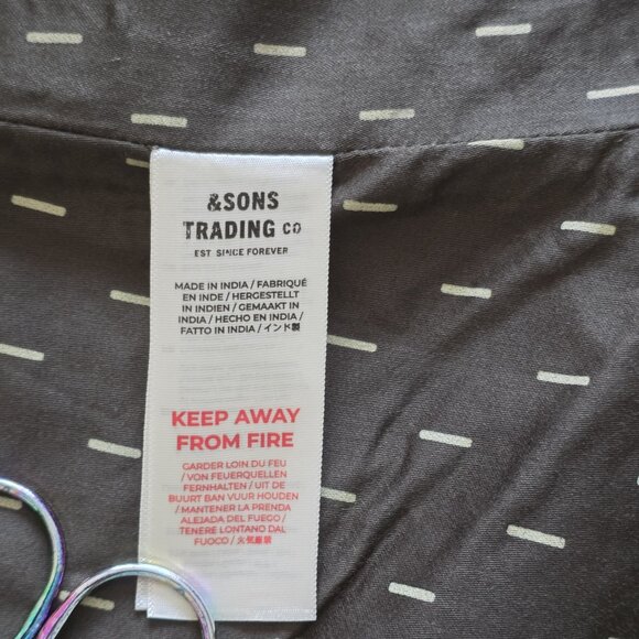 & Sons Heavy Wool Blend Peacoat Mens M Military Green Elbow Patches Storm Collar - Picture 11 of 16